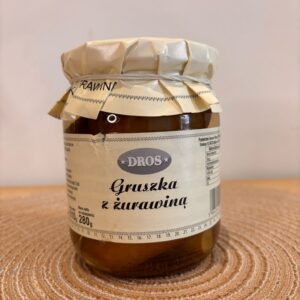 Gruszka z  żurawiną